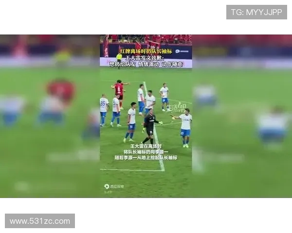 王大雷为佩戴队长袖标被罚出场道歉:情绪激动向球迷致歉 王大雷为佩戴队长袖标被罚出场道歉:情绪激动向球迷致歉